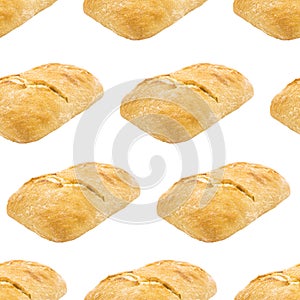 Ciabata bread seamless background