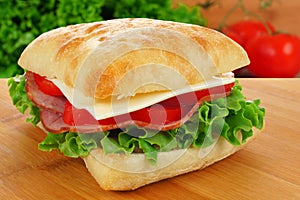 Ciabatta sandwich