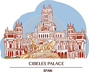 Cibeles Palace Palacio de Cibeles, Madrid, Spain photo