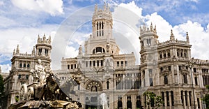 Cibeles statue in Madrid photo