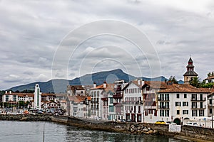 Ciboure waterfront, Basque Country, France