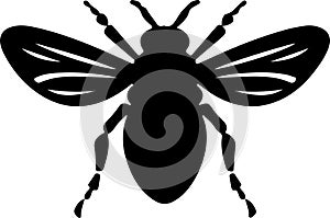 cicada Black Silhouette Generative Ai