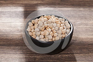 Cicer arietinum - Raw Grains Of Chickpea; Legume With Important Culinary And Nutritional Qualities