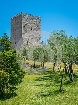 Cicero`s Tower in Arpino, ancient town in the province of Frosinone, Lazio, central Italy. photo