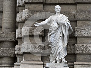 Cicero statue in cassazione building rome