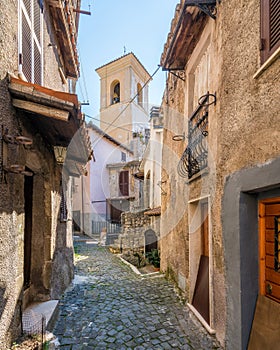 Scenic sight in Ciciliano, beautiful little town in the province of Rome, Lazio, Italy. photo