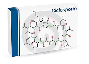 Ciclosporin, cyclosporine, cyclosporin molecule. It has immunomodulatory properties, prevent organ transplant rejection, treat