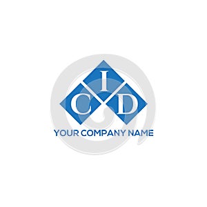 CID letter logo design on WHITE background. CID creative initials letter logo concept. CID letter design