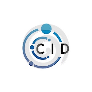 CID letter logo design on white background. CID creative initials letter logo concept. CID letter design