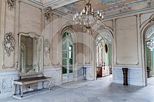 CIENFUEGOS, CUBA - FEBRUARY 11, 2016: Interior of Casa de la Cultura Benjamin Duarte in Cienfuegos, Cub photo