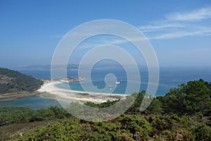 Cies Islands, Vigo, Spain.Lighthouse