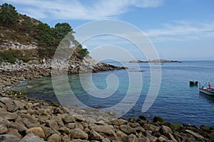 Cies Islands, Vigo, Spain.Lighthouse