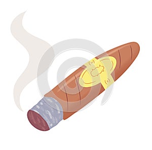 A cigar cartoon photo