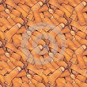 Cigarette Butts Seamless Background