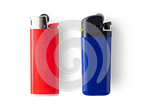 Cigarette lighter, isolated on white background