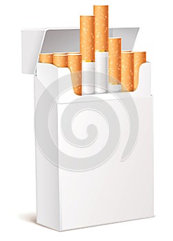 Cigarette pack 3d photo