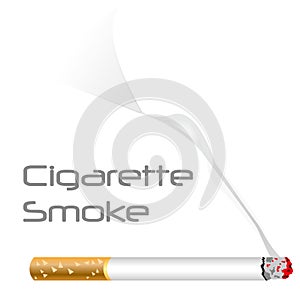 Cigarette and smoke