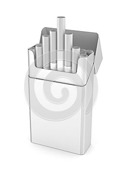 Cigarettes pack 3D illustration