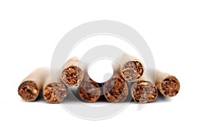 Cigarillo in a white background