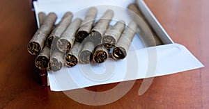Cigars in a box
