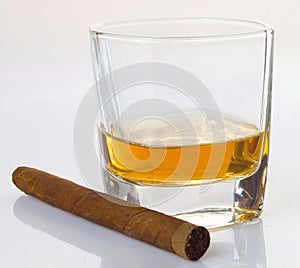 Cigars and whiskey