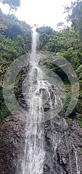 Cijalu waterfall Subang west Java Indonesia