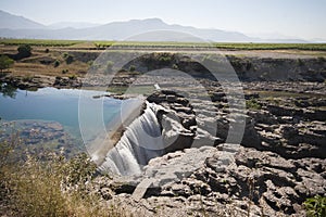 Cijevna river waterfall