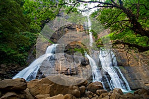 Cikanteh Waterfall Ciletuh Sukabumi Indonesia