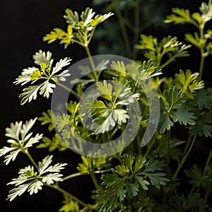 cilantro, fresh herbs leaves seasoning for cooking ingredient