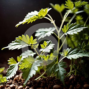 cilantro, fresh herbs leaves seasoning for cooking ingredient