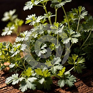 cilantro, fresh herbs leaves seasoning for cooking ingredient