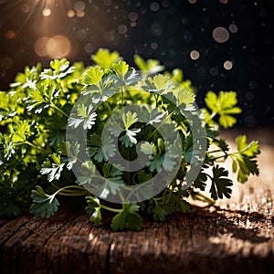 cilantro, fresh herbs leaves seasoning for cooking ingredient