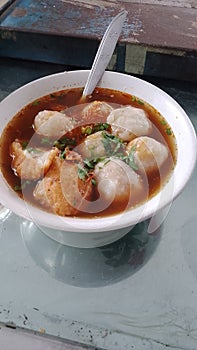 Cilok is a food sauce originating from Indonesia