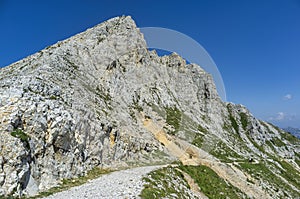 Cima Carega, the highest mountain in the homonymous mountain range