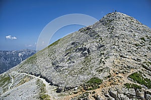 Cima Carega, the highest mountain in the homonymous mountain range photo