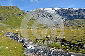 Cime Bianche, Valle d`Aosta, Italy photo