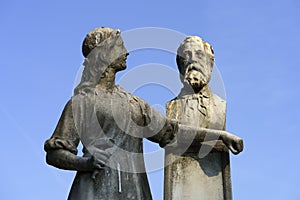 CImitero Monumentale of Milan, Italy: a tomb