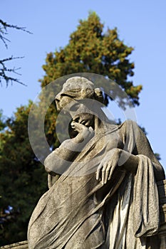 CImitero Monumentale of Milan, Italy: a tomb