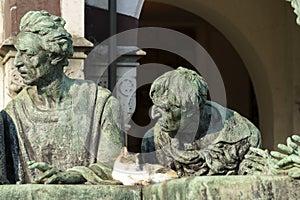 CImitero Monumentale of Milan, Italy: a tomb