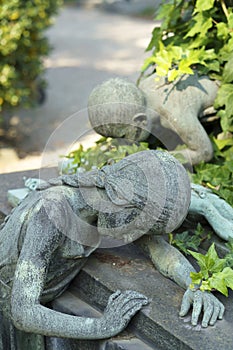 CImitero Monumentale of Milan, Italy: a tomb