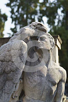 CImitero Monumentale of Milan, Italy: a tomb