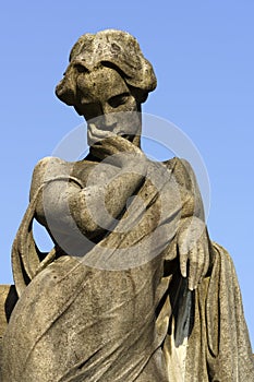 CImitero Monumentale of Milan, Italy: a tomb photo