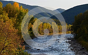 The Cinca river valley in the Aragonese Pyrenees