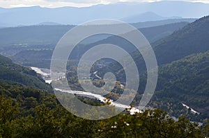 The Cinca river valley in the Aragonese Pyrenees