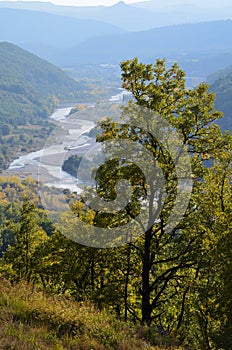 The Cinca river valley in the Aragonese Pyrenees