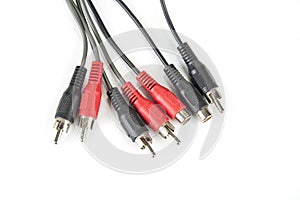 Cinch RCA connectors for audio and video