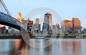 Cincinnati, Ohio Skyline. photo