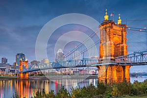 Cincinnati, Ohio, USA Skyline