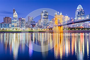 Cincinnati, Ohio, USA Skyline