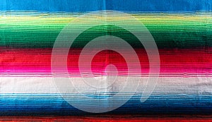 Cinco de mayo background decorated image made from mexican blanket stripes or poncho serape background